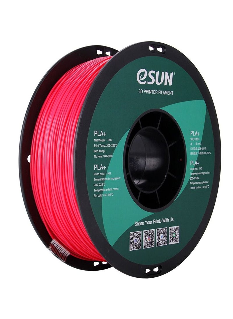 Esun 3D Printer Filament PLA+ 1.75 mm Dimensional Accuracy +/- 0.05 mm 1 Kg (2.2 lbs) Spool 3D Printing Material for 3D Printers – Magenta