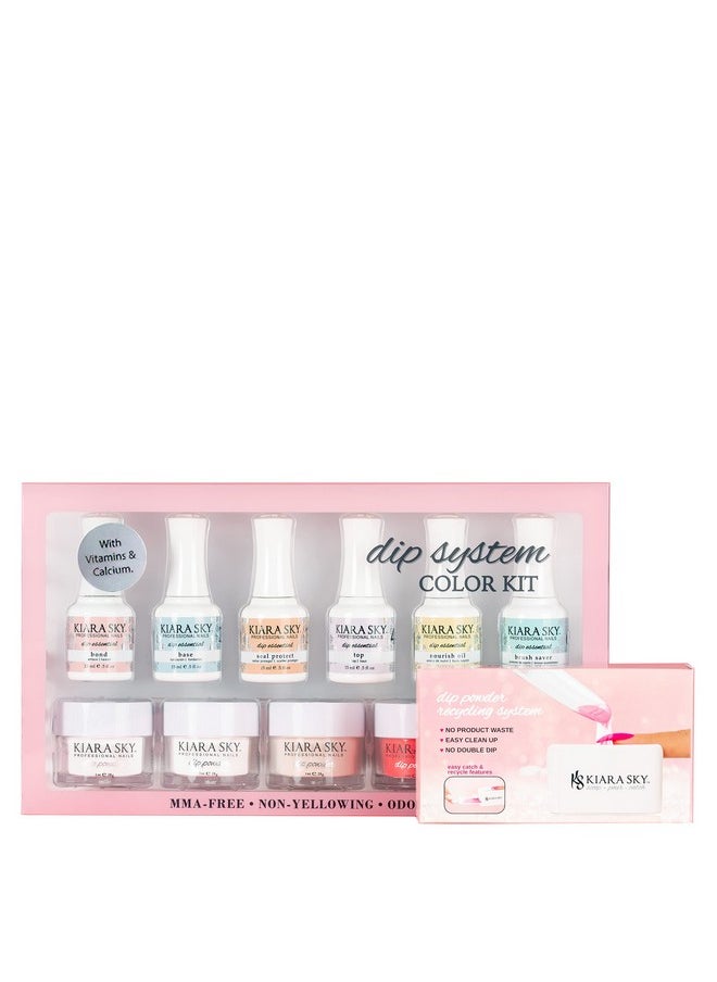 Dipping Powders Essentials Kit. Complete And Easy-To-Use Powder Manicure Dipping Kit.