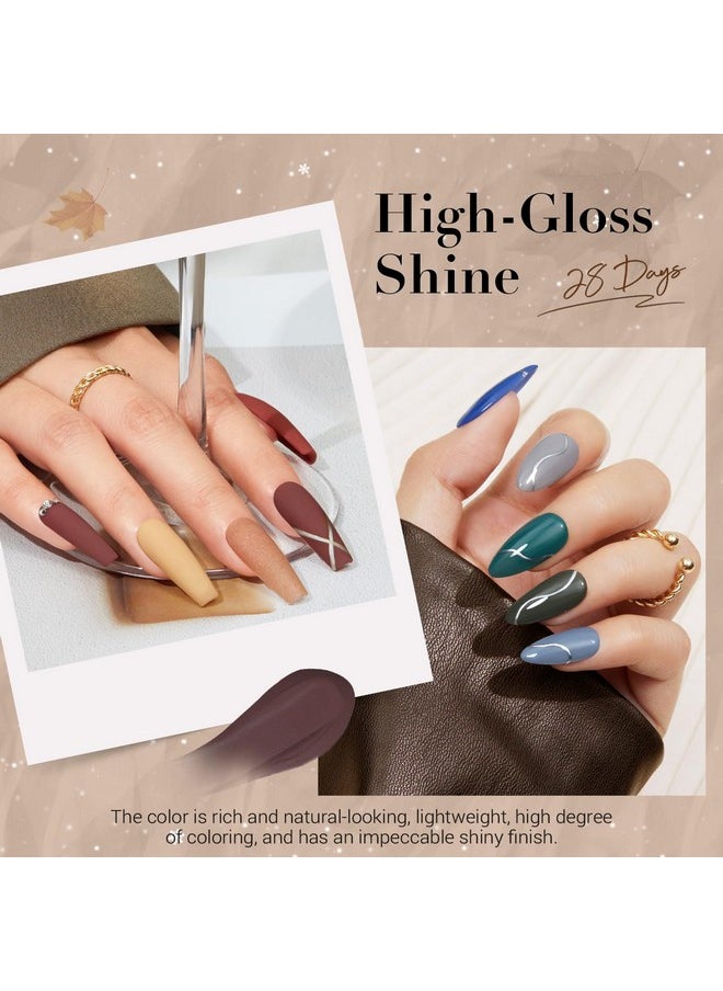 Dip Powder Nail Kit Starter 20 Colors Glitter Dark Green Grey Purple Fall Winter 31 Pcs Dip Powder Liquid Set With Top/Base Coat Activator For French Nails Art Manicure Diy Salon Gift