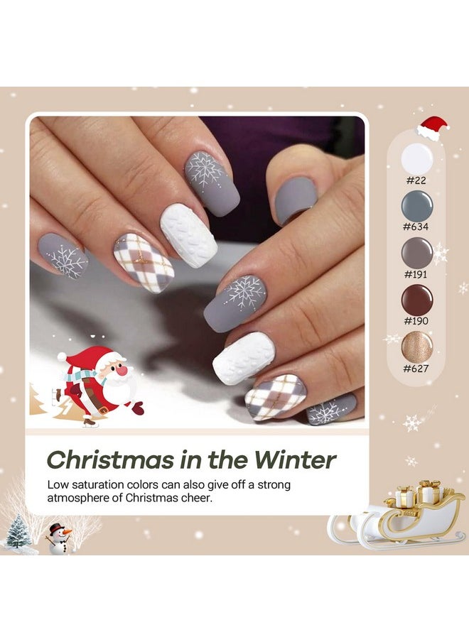 Dip Powder Nail Kit Starter 20 Colors Glitter Dark Green Grey Purple Fall Winter 31 Pcs Dip Powder Liquid Set With Top/Base Coat Activator For French Nails Art Manicure Diy Salon Gift