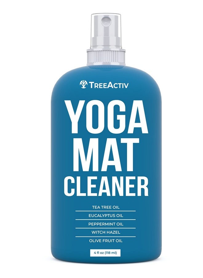 Yoga Mat Cleaner Spray, 4 Fl Oz, Cleaning Spray For Yoga Accessories, All Purpose Mat Spray For Gym Equipment, Workout Mat Spray With Tea Tree Oil, Yoga Mat Spray Cleaner, With 2000 Sprays