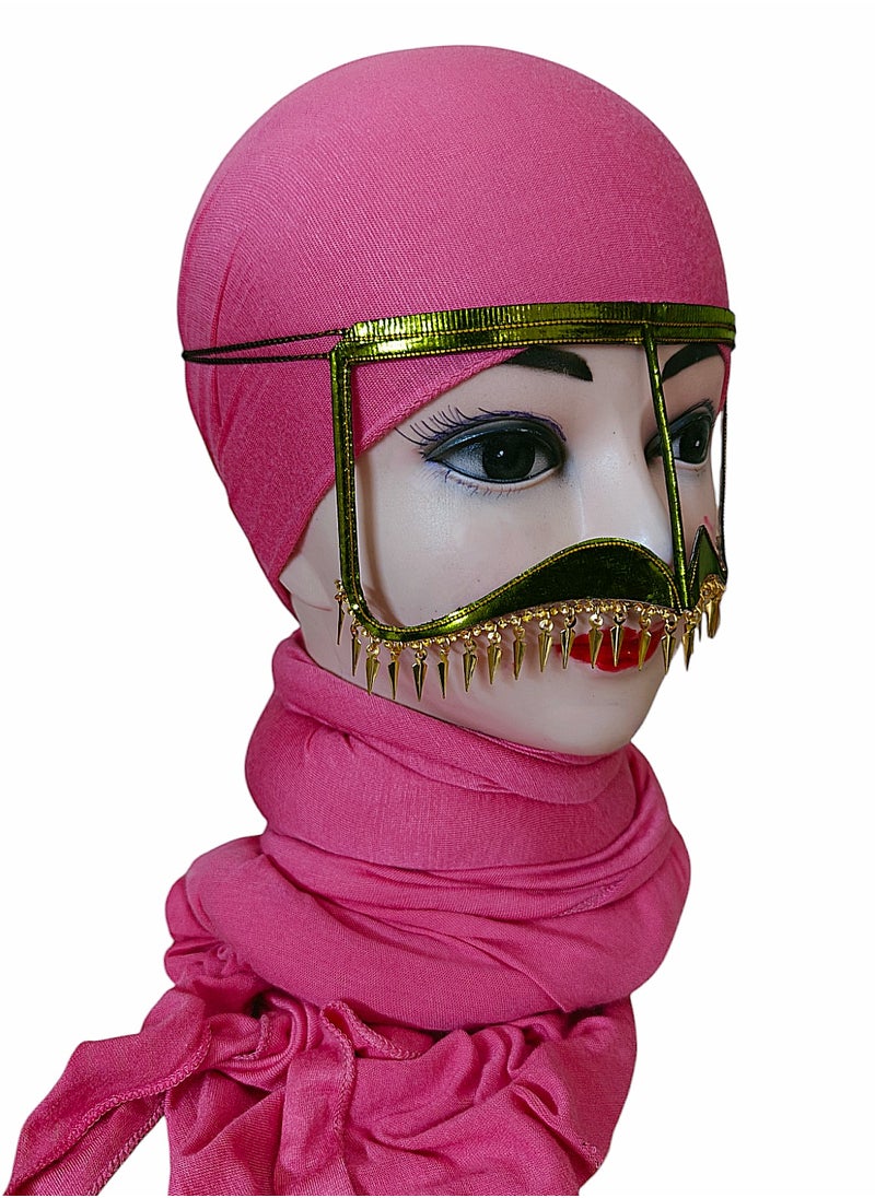 Battoulah, Burqa, Niqab, Arabian Facemask, New Fancy Design 1pcs