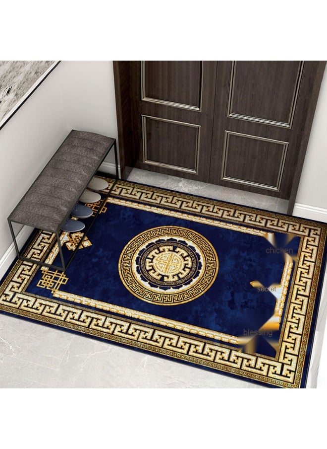 Durable Non-Slip Velvet Crystal Area Rug for Home Use