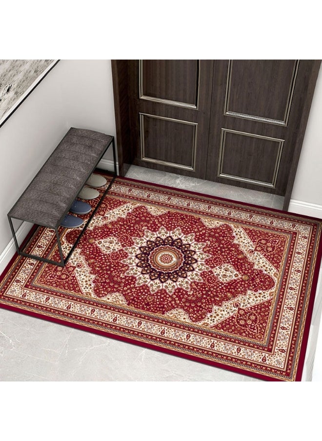 Durable Non-Slip Crystal Velvet Area Rug for Home