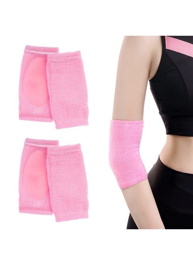 Heel Socks 2 Pairs Elbow Gel Cover Moisturizing Elbow Sleeves Exfoliating Soften Dry Cracked Skin Arm Guard Cracked Heel Socks