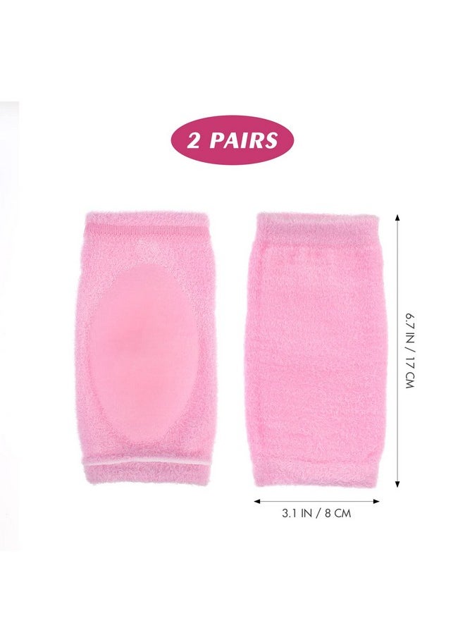 Heel Socks 2 Pairs Elbow Gel Cover Moisturizing Elbow Sleeves Exfoliating Soften Dry Cracked Skin Arm Guard Cracked Heel Socks