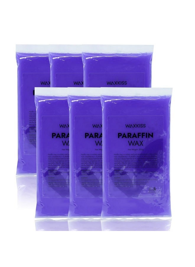 Paraffin Wax, 6 Pack Paraffin Wax Of Lavender Scent, Moisturizing For Hands And Feet, 6 Count