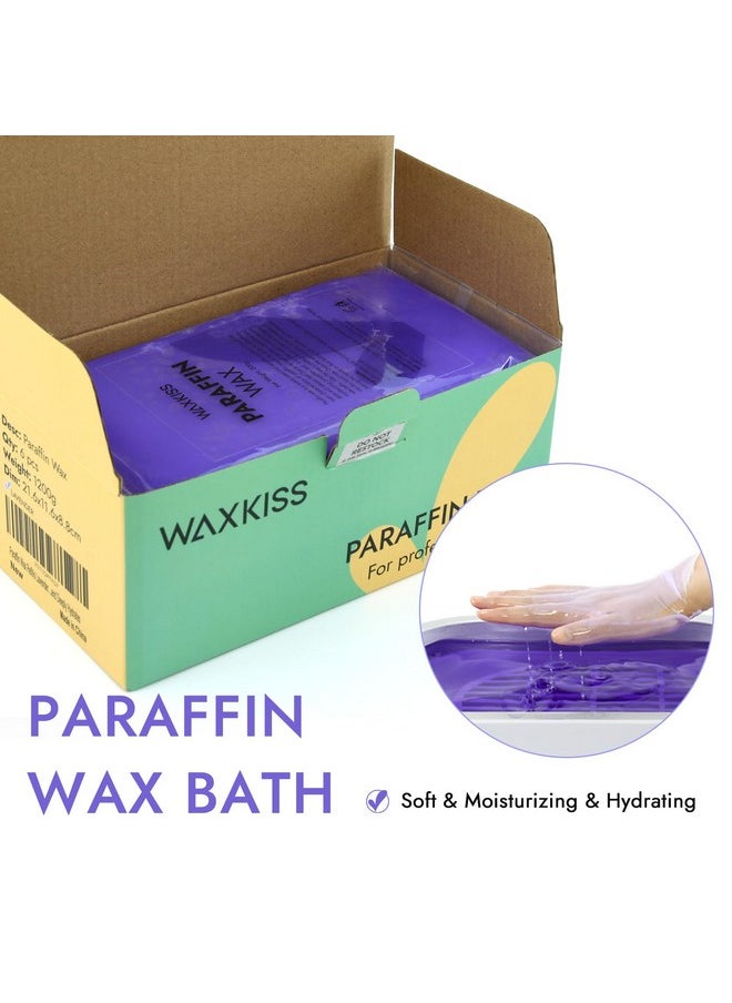 Paraffin Wax, 6 Pack Paraffin Wax Of Lavender Scent, Moisturizing For Hands And Feet, 6 Count