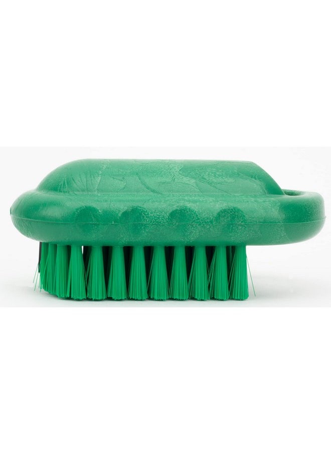 Nail Scrub Brush Commercial-Grade, Heavy-Duty Hand And Fingernail Brush With Stiff Bristles For Gardeners, Mechanics, And Foodservice Personnel, Plastic, 5 Inches, Green
