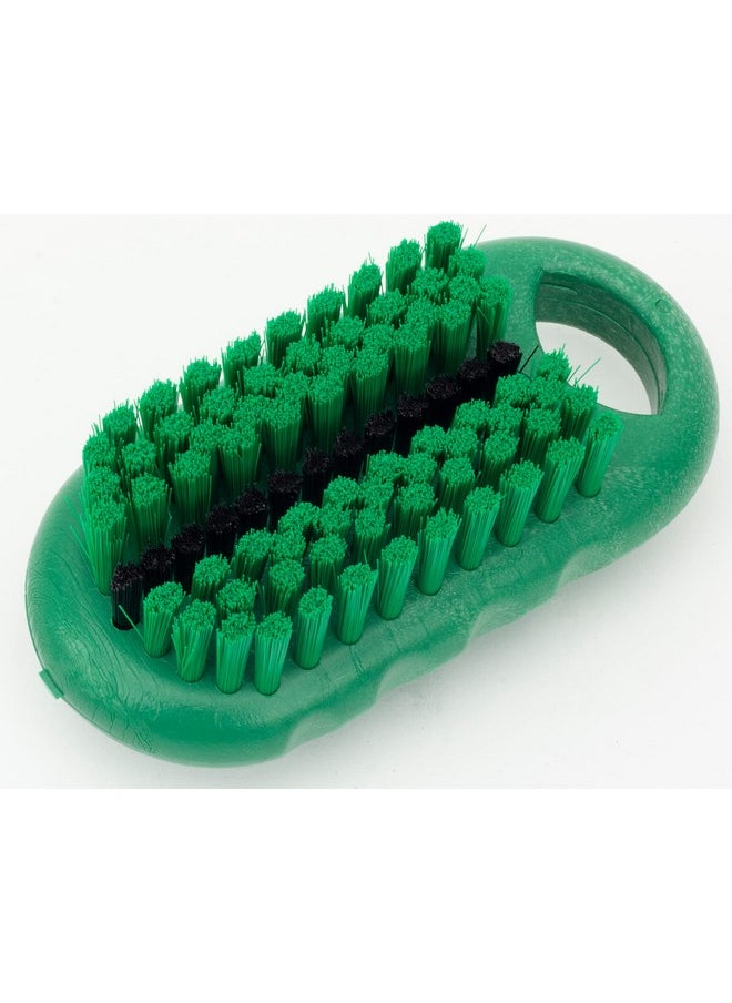 Nail Scrub Brush Commercial-Grade, Heavy-Duty Hand And Fingernail Brush With Stiff Bristles For Gardeners, Mechanics, And Foodservice Personnel, Plastic, 5 Inches, Green