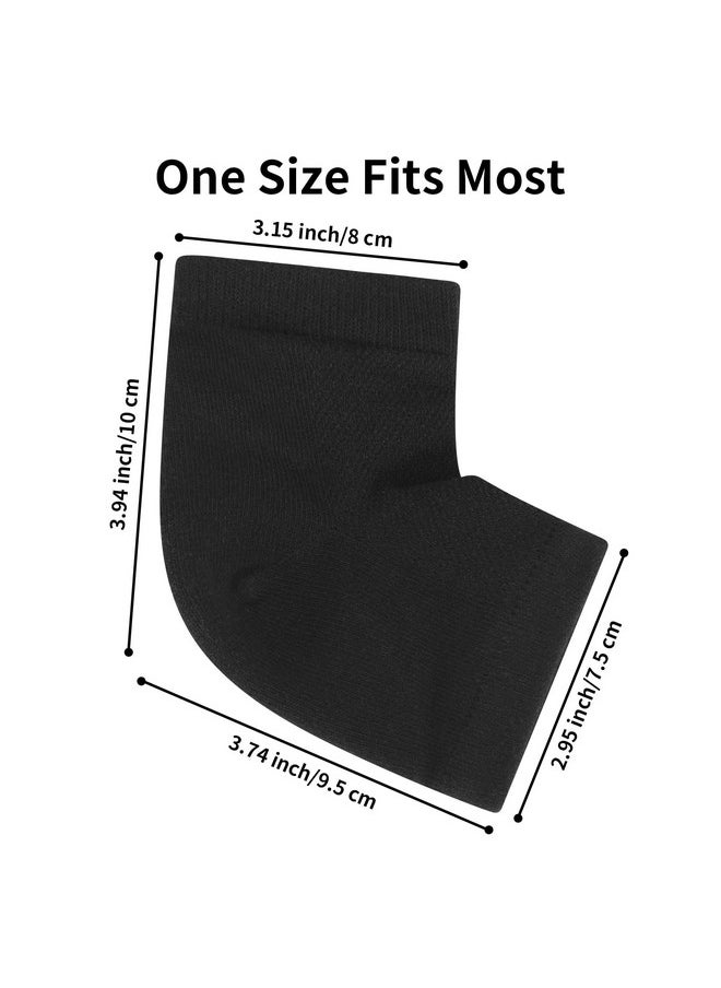 Moisturizing Heel Socks - Tifanso Heel Socks For Dry Cracked Feet, Gel Heel Repair Socks For Cracked Heels, Moisture Socks For Women Dry Feet, Moisturizing Spa Socks For Overnight (Regular)