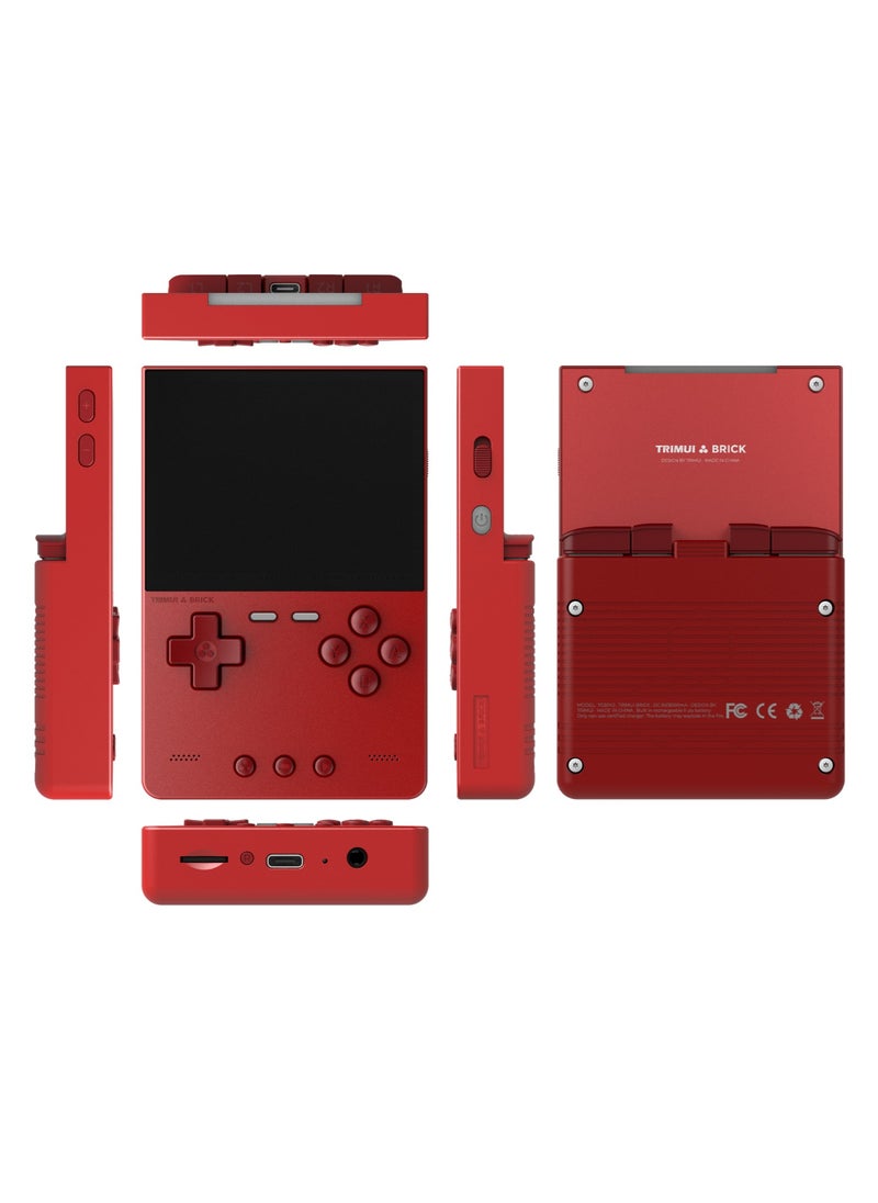 Trimui Brick Handheld Game Linux Console T3040 Portable Open-Source Allwinner A133P PowerVR GE8300 3.2 inches IPS Full-fit Screen Built-in Mono Microphone 3000mAh