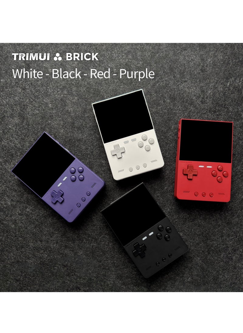 Trimui Brick Handheld Game Linux Console T3040 Portable Open-Source Allwinner A133P PowerVR GE8300 3.2 inches IPS Full-fit Screen Built-in Mono Microphone 3000mAh