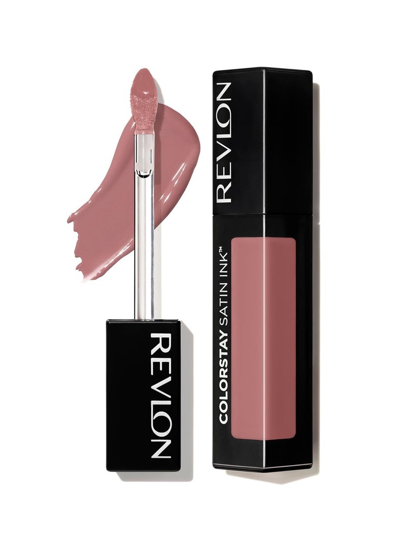 Liquid Lipstick, Face Makeup, ColorStay Satin Ink, Longwear Rich Lip Colors, Formulated with Black Currant Seed Oil, 0.17 Fl Oz 007 Partner in Crime