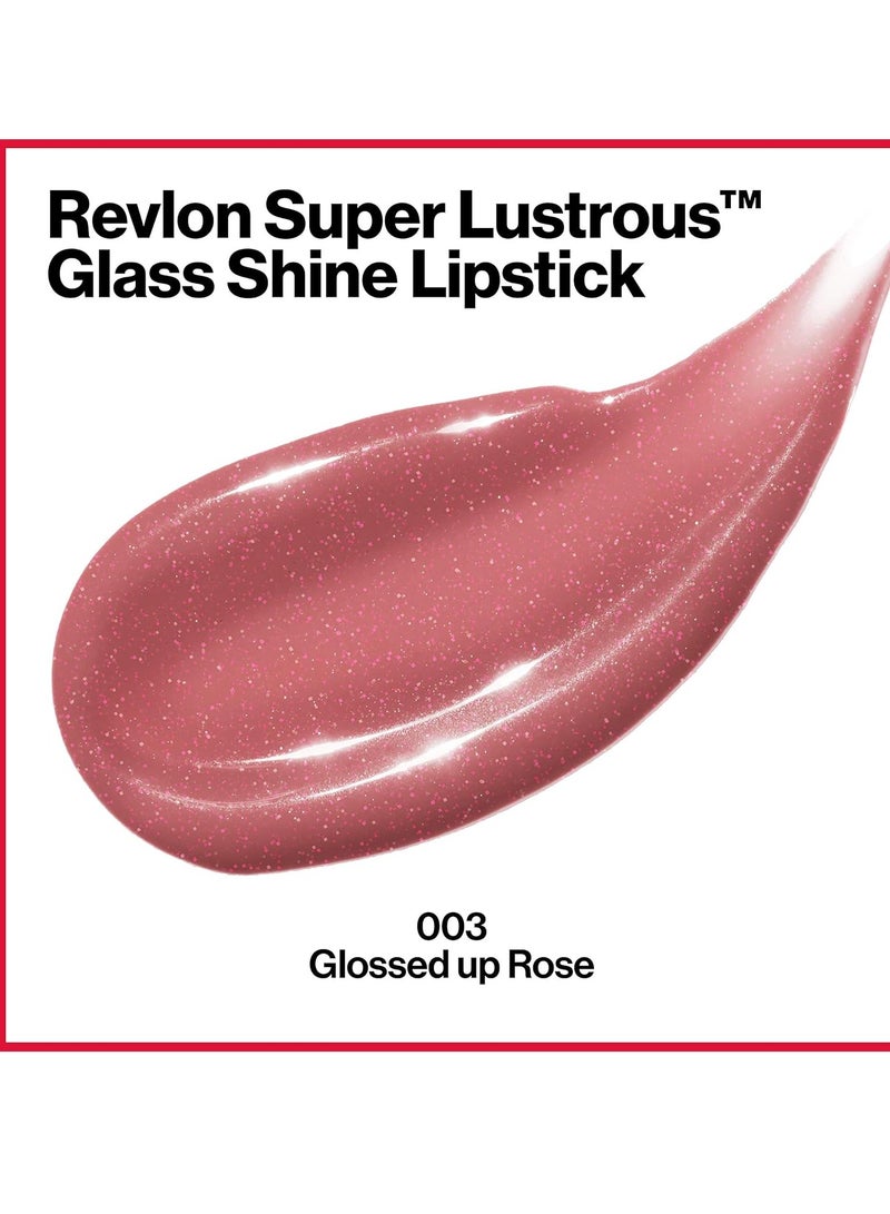 Super Lustrous Lipstick with Hyaluronic Acid and Aloe, 0.15 Oz 003 Glossed Up Rose