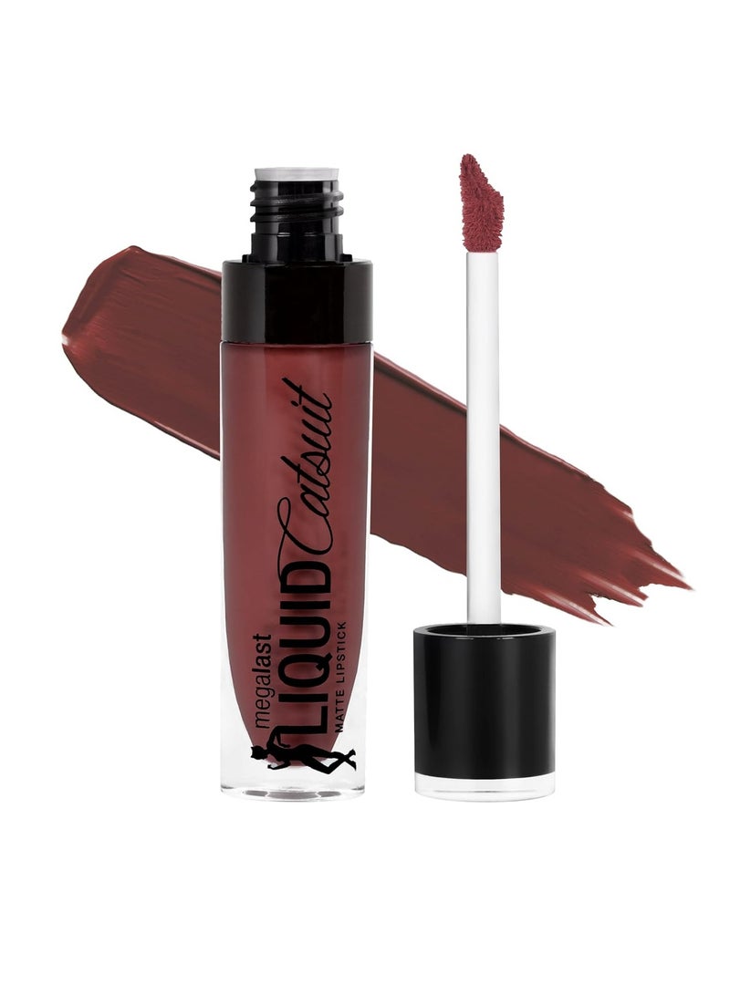 Megalast Catsuit Matte Liquid Lipstick, Red | Lip Color Makeup | Moisturizing | Creamy | Smudge Proof Give Me Mocha