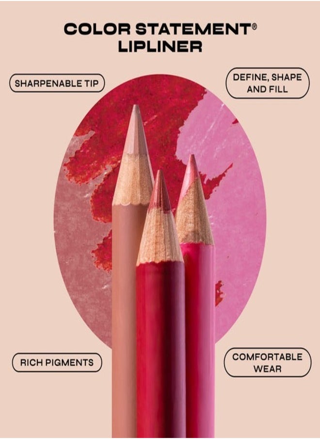 Milani Color Statement Lipliner in Pretty Pink Long-Lasting, Smooth-Glide Precision for Vibrant Lips