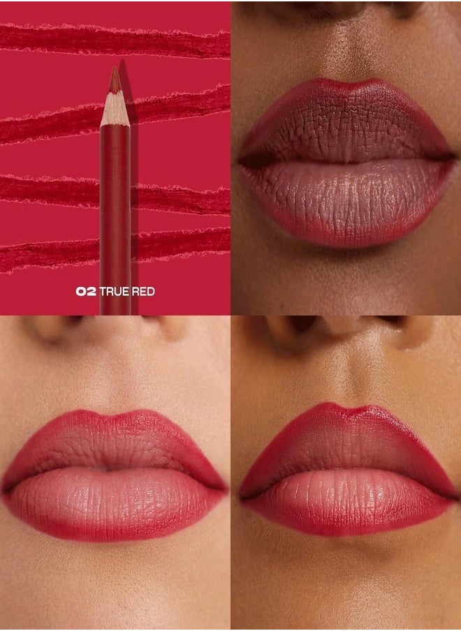 Milani Color Statement Lipliner in True Red 02 - Long-Lasting, Smooth-Glide Precision for Vibrant Lips