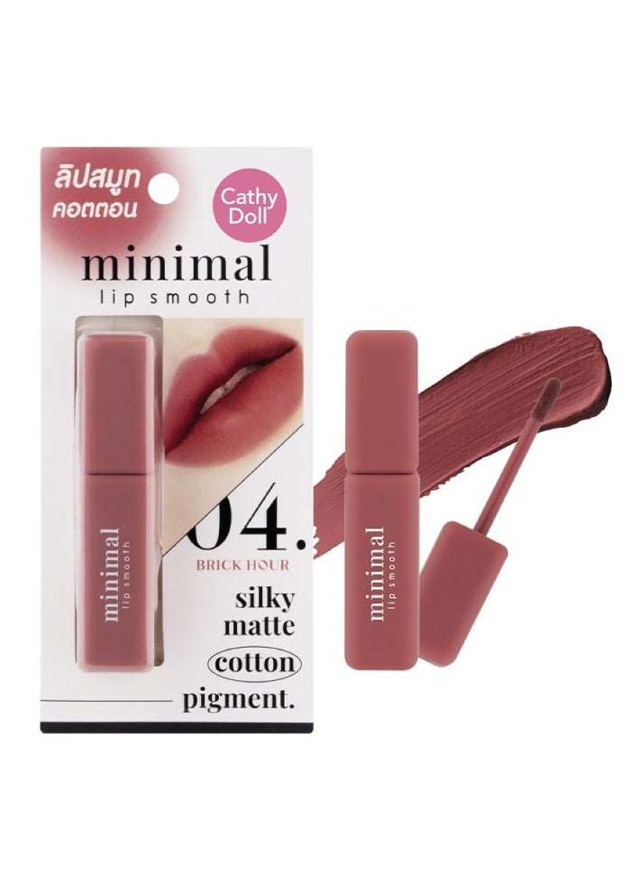 Cathy Doll Minimal lip smooth 04 Brick Hour