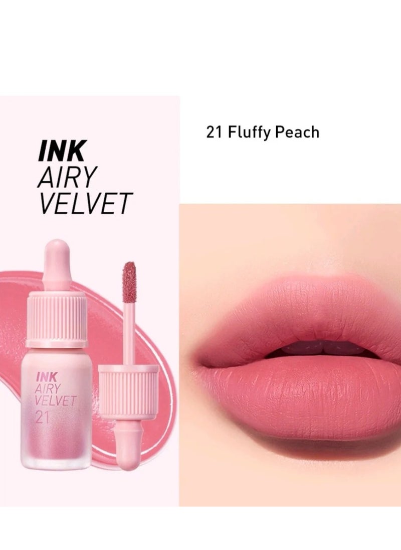 Peripera Ink Airy Velvet ,21 Fluffy Peach,4g