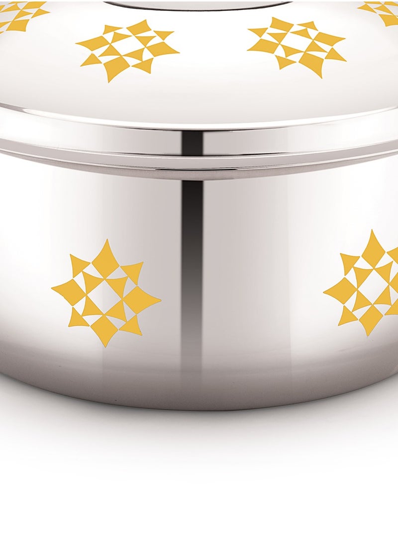 Leen Stainless Steel Hotpot  Stylish Insulated Food Warmer - 3000ML