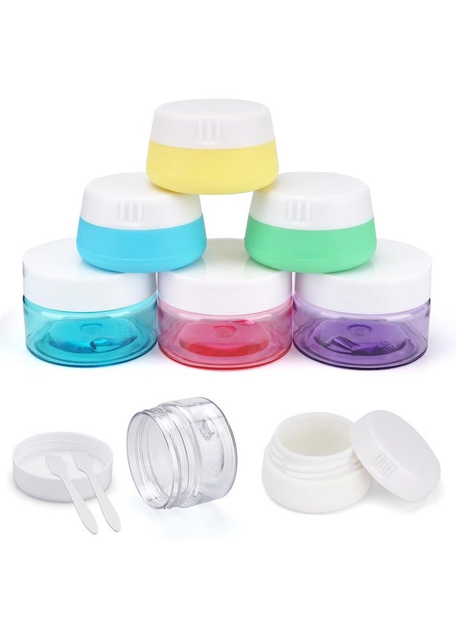 Cream Jars For Toiletries Silicone & Pp Travel Size Toiletries 8Pcs Tsa Approved Leak-Proof Travel Size Containers Refillable Cosmetic Containers With Lid For Lotion Makeup Cosmetics