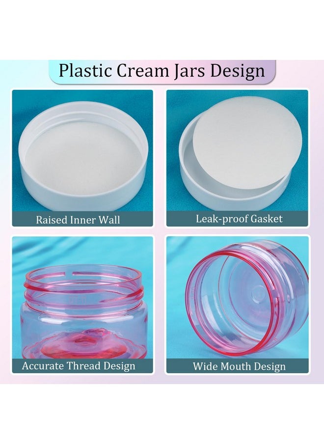 Cream Jars For Toiletries Silicone & Pp Travel Size Toiletries 8Pcs Tsa Approved Leak-Proof Travel Size Containers Refillable Cosmetic Containers With Lid For Lotion Makeup Cosmetics