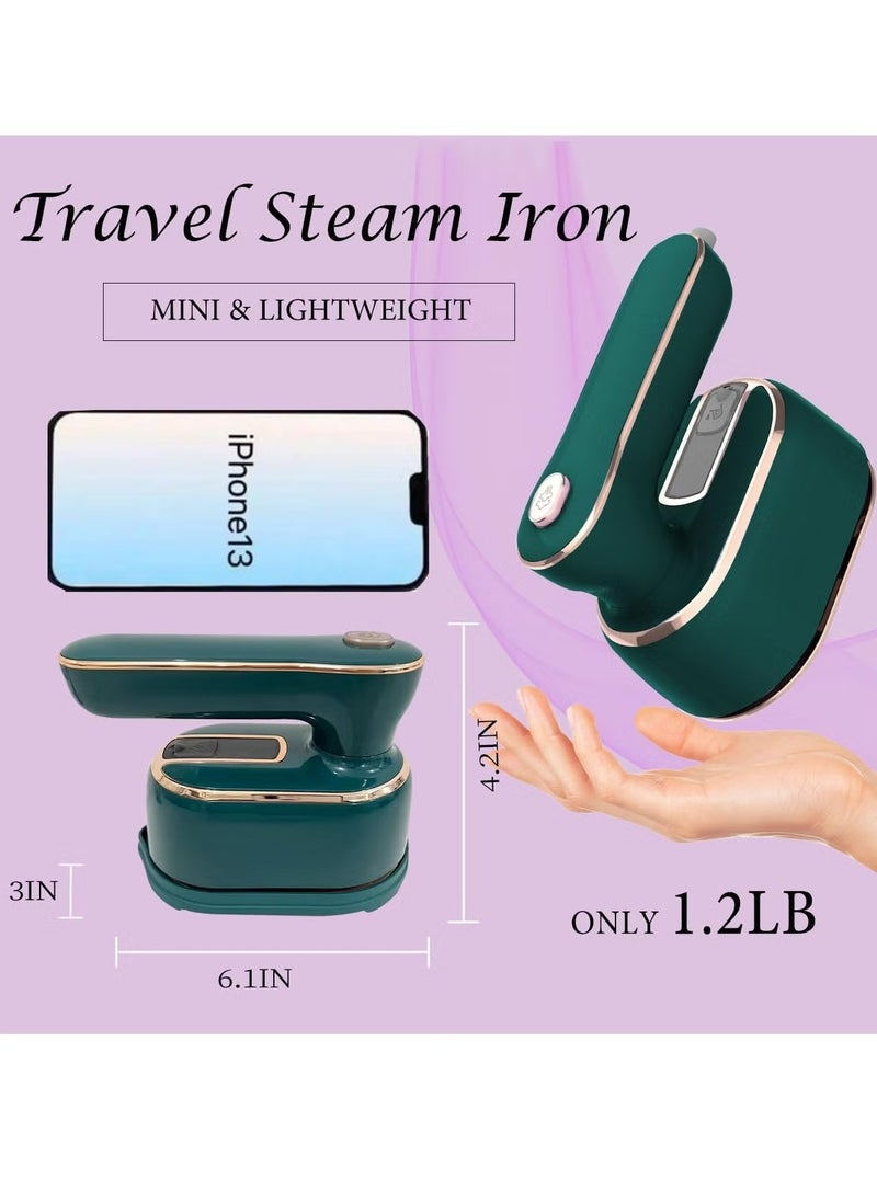 Steamer Iron for Clothes Travel Mini,High-Power Handheld Garment Steamer Clothes Steamer Portable Steam Iron