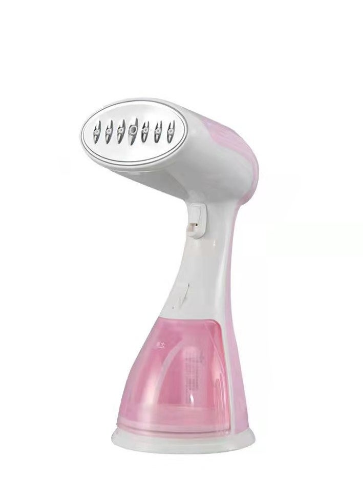 Portable Pink Steamer for Multiple Scenarios, Ideal for Home and Travel, Quick Wrinkle Remover