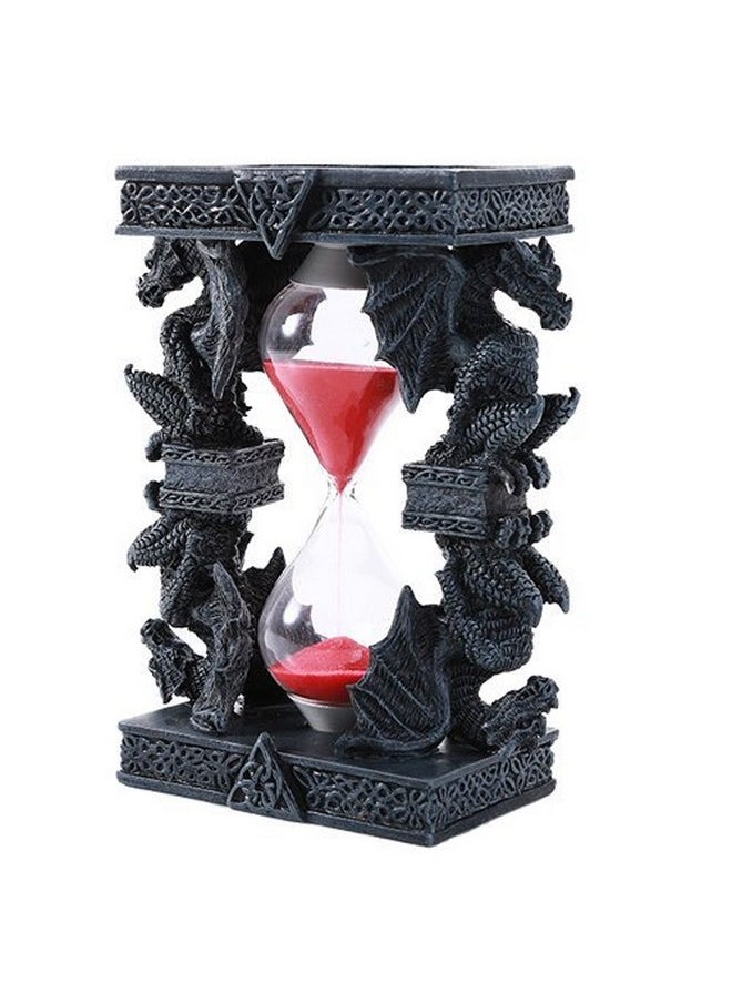 Mythical Fantasy Guardian Stone Dragon Sandtimer Hourglass