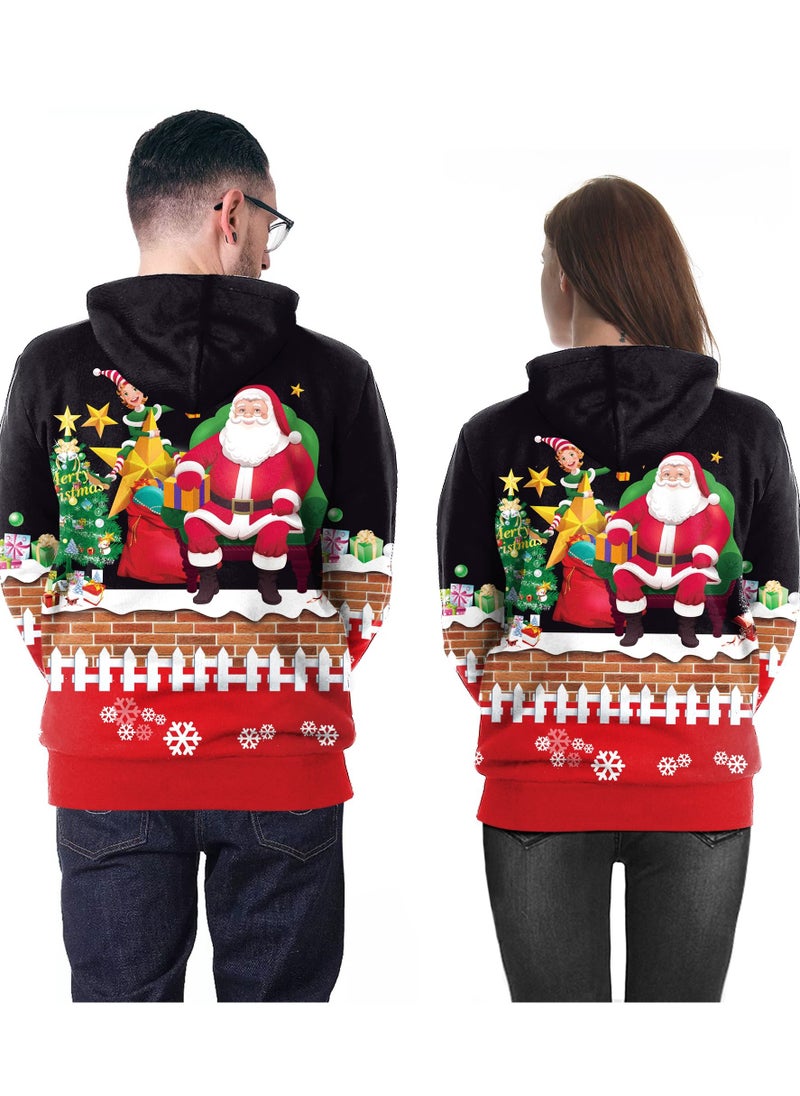 1PCS Christmas Printed Hoodie  Hoodies