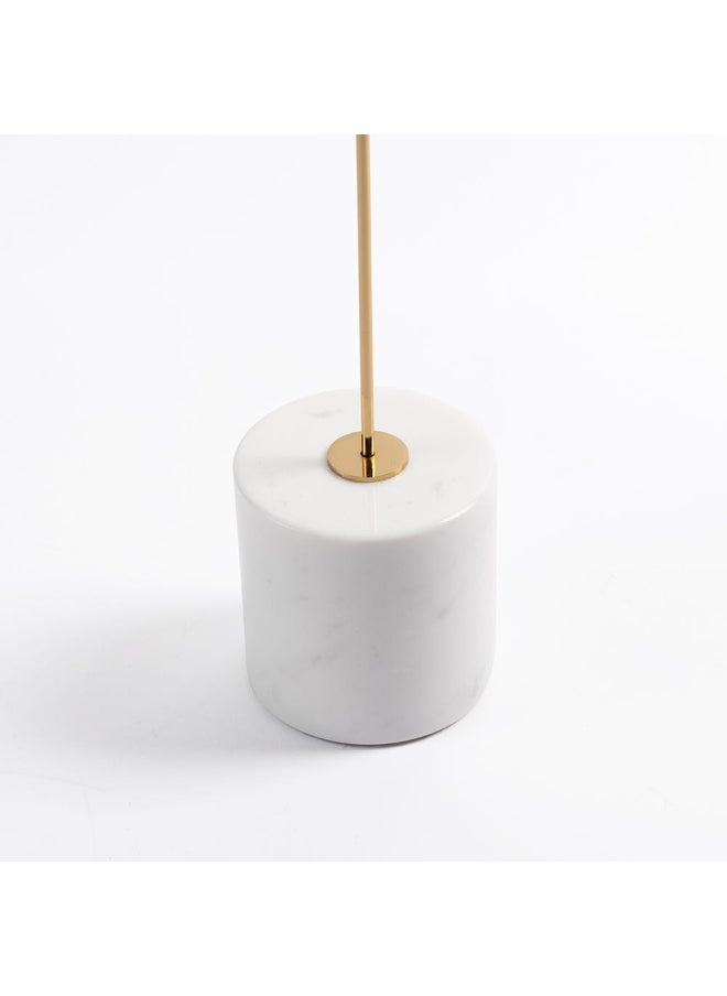 Savvy Accent, White & Shiny Gold - 10X45 Cm