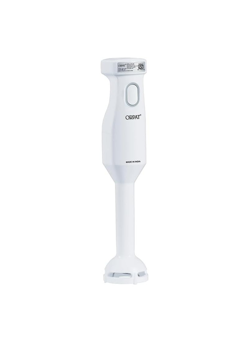 Orpat HHB-100E WOB 250-Watt Hand Blender (White)