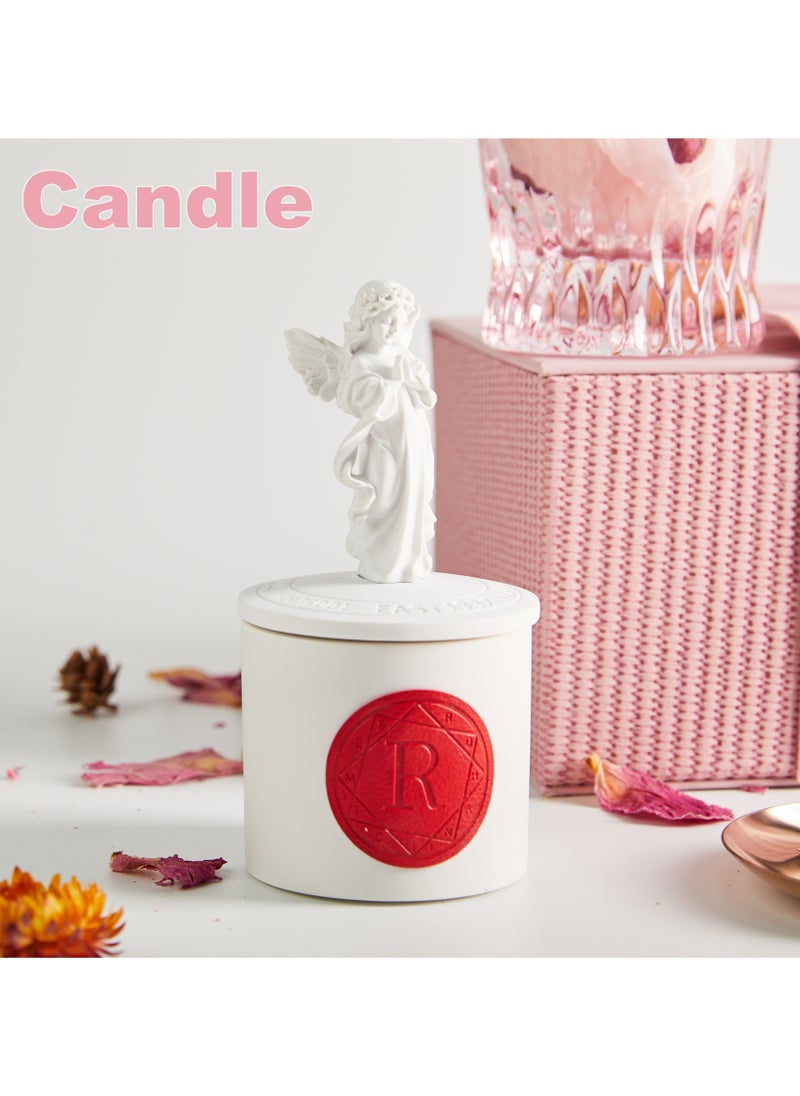 Gifts Basket Set For Women - Birthday Gifts For Women, Relaxing Spa Gift Basket Set, Unique Gift Ideas For Women, Gifts For Mom Sister Best Friend Wife, Coworker Teacher Gifts For Women, 9-In-1 Gift Set For Women - Luxurious Scented Ornaments And Candles In A Stylish Gift Box, With Exquisite Candle Extinguishing Tool Set, Home Decor Essentials, Pink