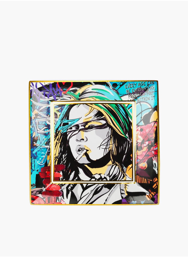 Street Art Brigitte Gift Tray 25x25cm