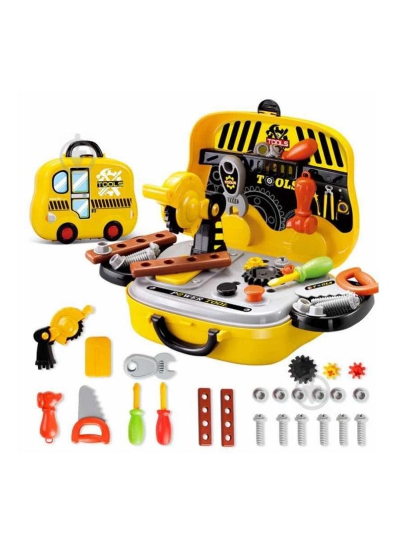 Deluxe Tool Playset For Kids Ages 3+