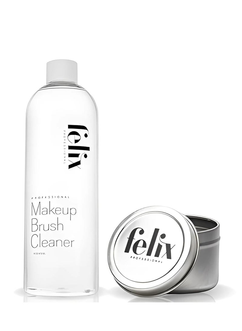 Makeup Brush Cleaner - Deep clean Rinse Free Quick Dry - Ideal for Cleaning and Odorizing Natural and Synthetic Make-up Brushes 8 oz