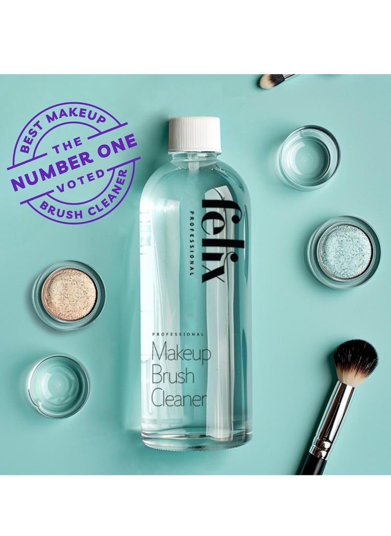 Makeup Brush Cleaner - Deep clean Rinse Free Quick Dry - Ideal for Cleaning and Odorizing Natural and Synthetic Make-up Brushes 8 oz