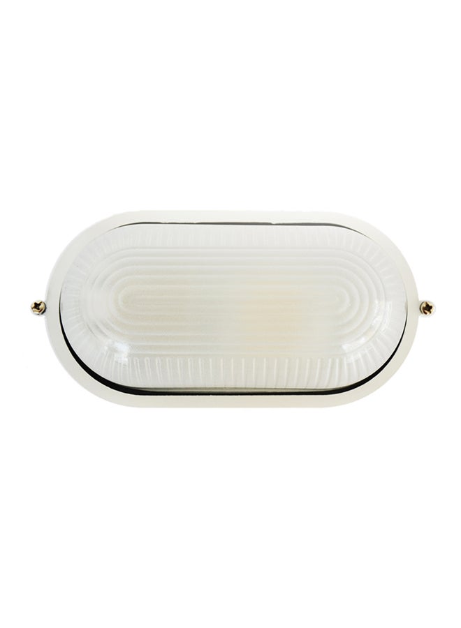 Indoor And Outdoor Bulkhead Light White 20x9cm