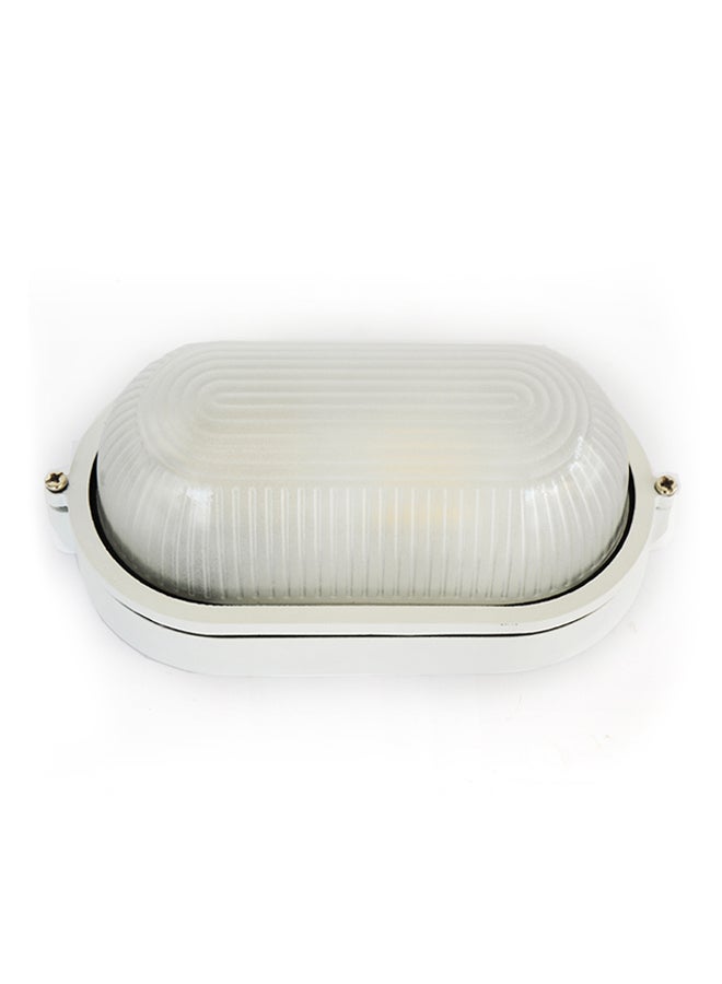 Indoor And Outdoor Bulkhead Light White 20x9cm