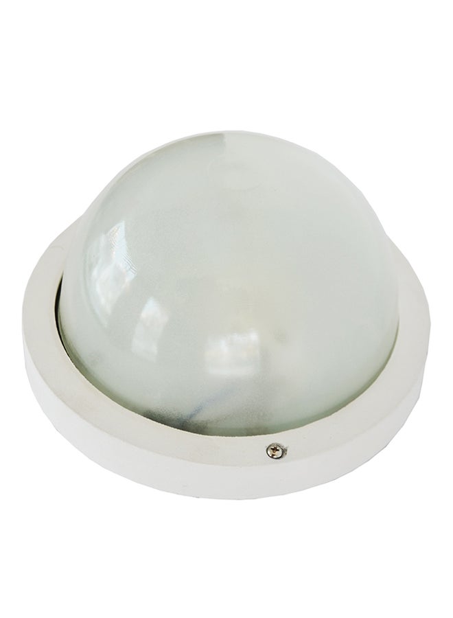 Indoor And Outdoor Bulkhead Light White 20x11cm