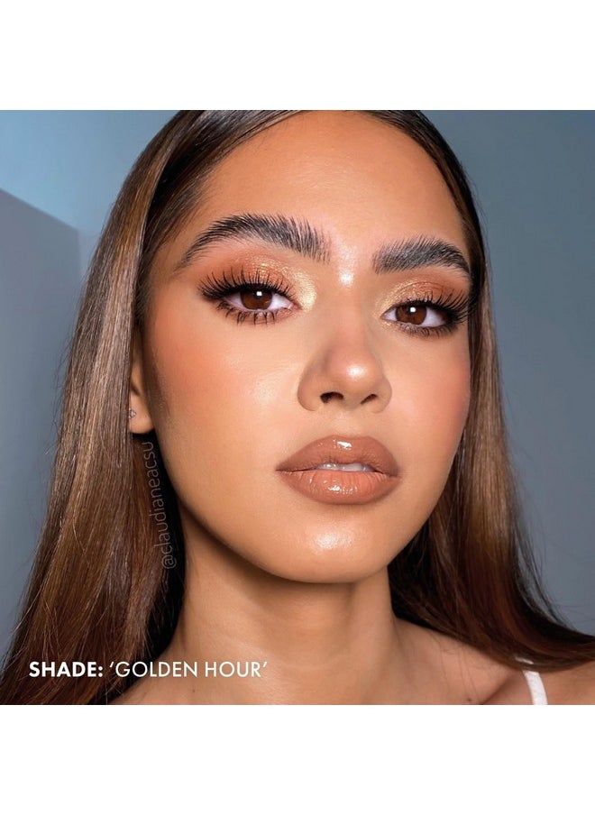 Sheer Bronze | Lightweight Liquid Buildable Bronzer, Cruelty Free, Vegan Makeup, (Golden Hour) 0.42 Fl Oz