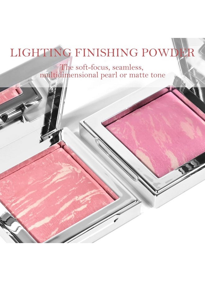 Baked Powder Blush, Lightweight Hybrid Matte Blushes, Lighting Finishing Powder, Multidimensional Color, Seamless Soft Focus Powder Blush, Hydrating, #Luminous Flush
