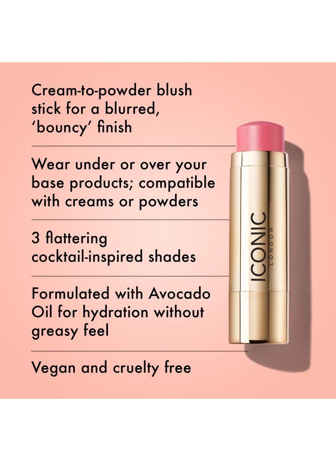 Blurring Blush Stick | Seamless Blending, Matte Finish, Cruelty-Free, Vegan Makeup, Cosmo (Mauve)