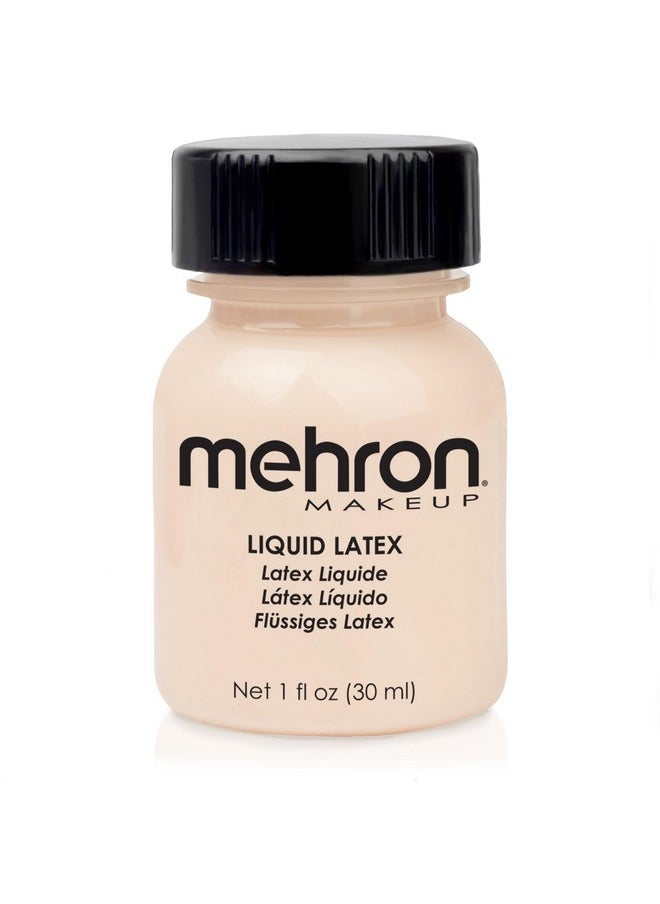 Makeup Liquid Latex | Sfx Makeup | Halloween Latex Makeup | Latex Glue For Skin | Prosthetic Glue 1 Fl Oz (30 Ml) (Light Flesh)