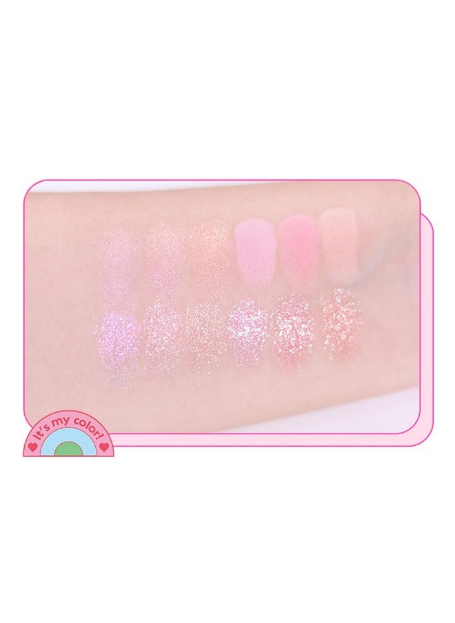 Pin Point Eyeshadow Palette 04 Bright+Cool | Eyeshadow Palette For Daily Makeup, Ultra-Blendable, Matte, Glitter, Shimmer Shades