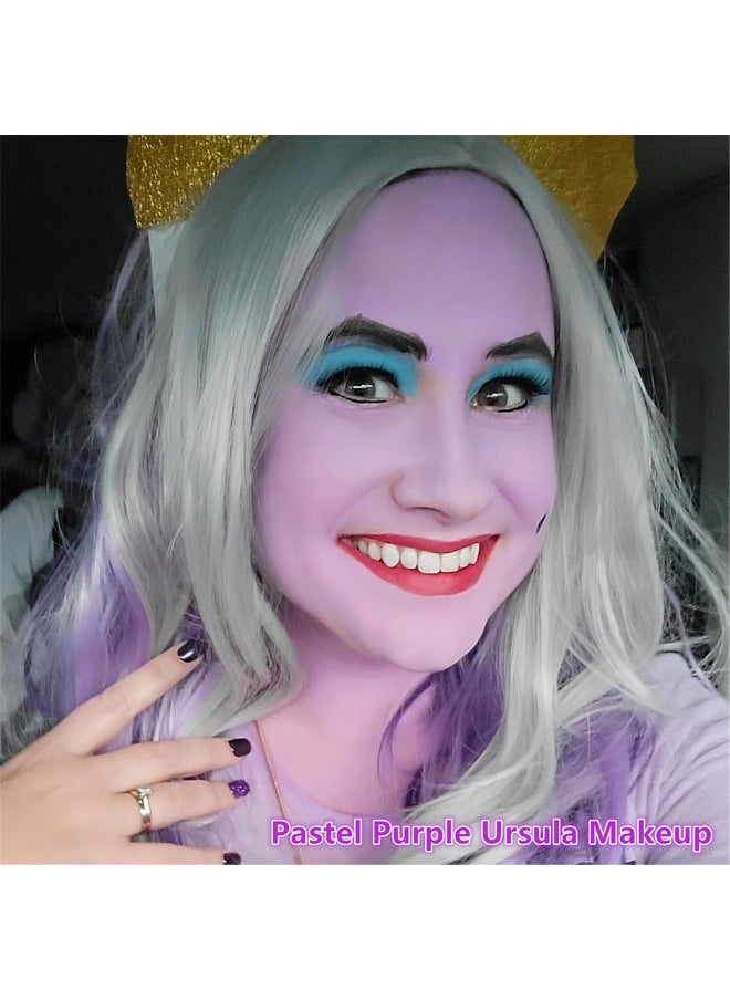 Pastel Purple Face Paint,Waterproof Oil Based Cream Light Purple Body Paint Stick,Pastel Purple Face Body Paint For Halloween Cosplay Sfx Ursula Makeup