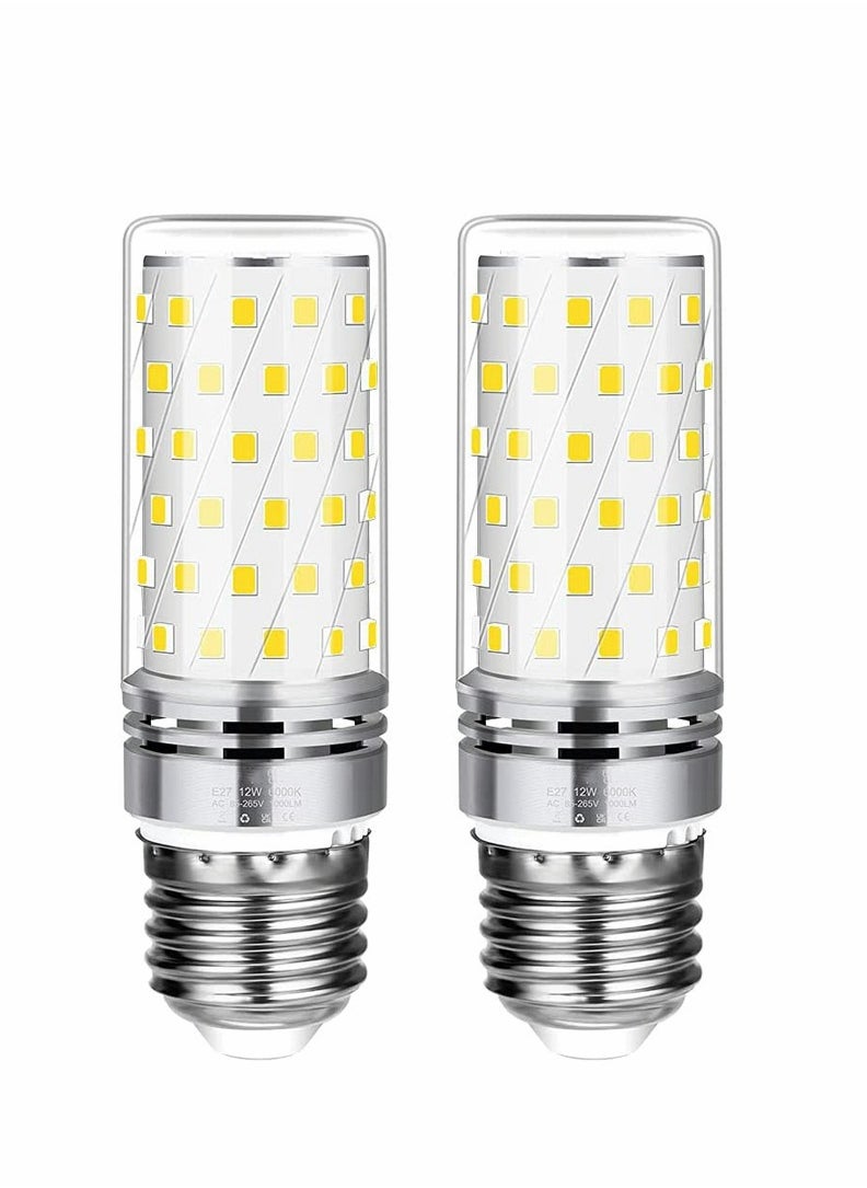 E27 Led Bulb 100w Equivalent 16w Screw 6000k 1000LM Large Edison Light Bulbs Daylight 360° Beam Angle Energy Saving for Home Lamp Non-dimmable (2pcs Cool White)