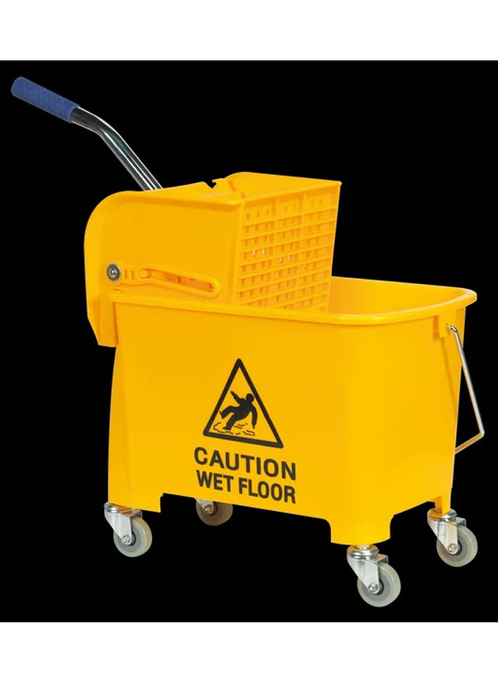 Products Mop Bucket with Side-Press Wringer for Floor Cleaning, Restaurants, Offices, And Janitorial Use, Polyproylene