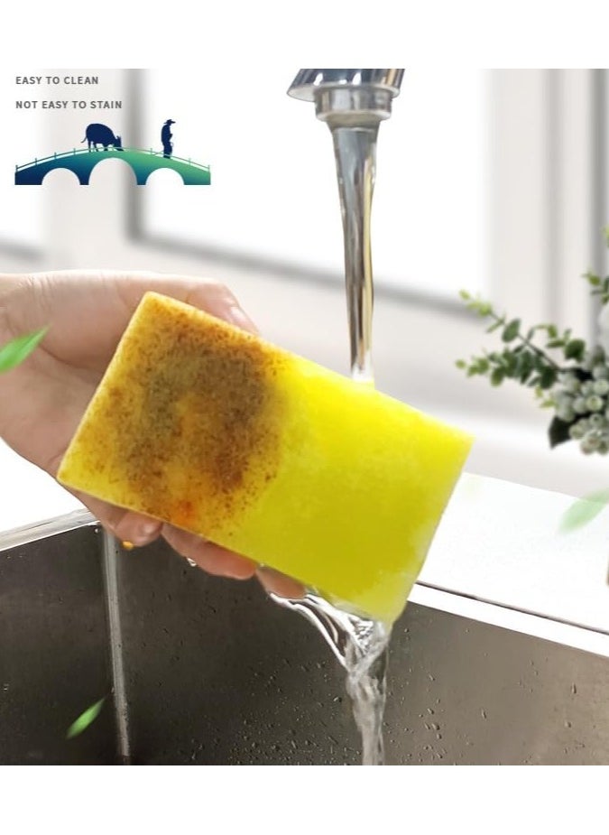 12 Pack Absorbent Kitchen Sponge for Dishwashing, Household Cleaning, Ideal for Kitchen, Bathroom u0026 Car